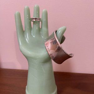 Tiffany & Co. 1837 Sterling Cuff & Ring